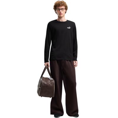 5. Puma ESS No. 1 Logo Longsleeve Tee Black 682546 01