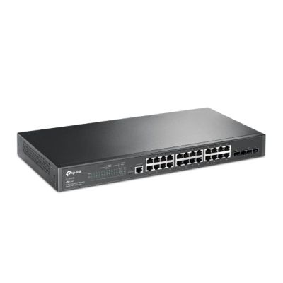 3. TP-Link JetStream TL-SG3428 Managed Network Switch L2/L3 Gigabit Ethernet (10/100/1000) 1U Black