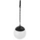 26. SOLAR LAMP PLASTIC BALL HANGING WITH CLIP 10X30CM