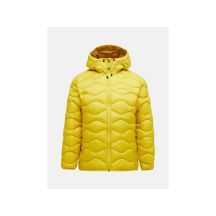 Men's down jacket PEAK PERFORMANCE M Helium Down Hood Jacket yellow