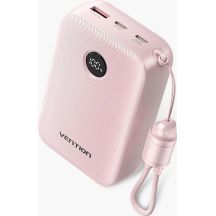 Vention Powerbank 20000mAh 2 x USB-C 1x USB-A with display 22.5W pink
