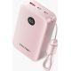 Vention Powerbank 20000mAh 2 x USB-C 1x USB-A with display 22.5W pink