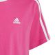 9. adidas Essentials 3-Stripes Cotton Loose Fit Boyfriend Tee Jr IC3639