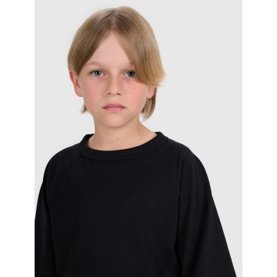12. Boy's oversize plain T-shirt 4F 4FJWAW25TTSHM2411-20S