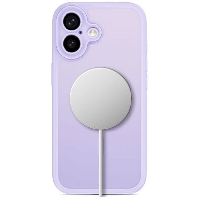 3. Tech-Protect MagPeak MagSafe CC Case for iPhone 17 - Matte Purple