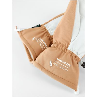 3. VIKING Ogama Women’s Down Ski Mittens, Peach