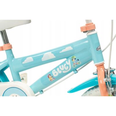 25. TOIMSA Bluey 12" Children's Bicycle Blue and Lime