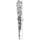 6. SAFE PLASTIC BALL FORM ICICULAR height: 21CM 7PCS MICA