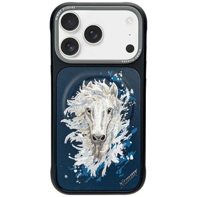 Nimmy the Horse MagSafe Case for iPhone 17 Pro Max - Navy Blue