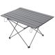 3. FOLDING TABLE 68x46x40CM GREY ALUMINUM IN A COVER