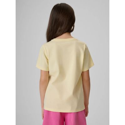 2. Girls' regular printed T-shirt 4F 4FJRSS26TTSHF4418-73S