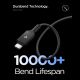 6. Spigen EB10010CC 100W 100 cm Cable - Black
