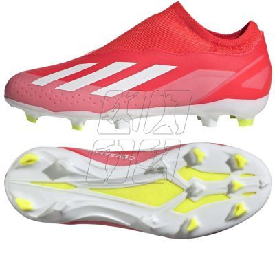 adidas X Crazyfast League LL FG Jr IF0688 football shoes