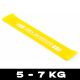 Power Band MINI - Training band for mobility exercises YELLOW 5-7 kg