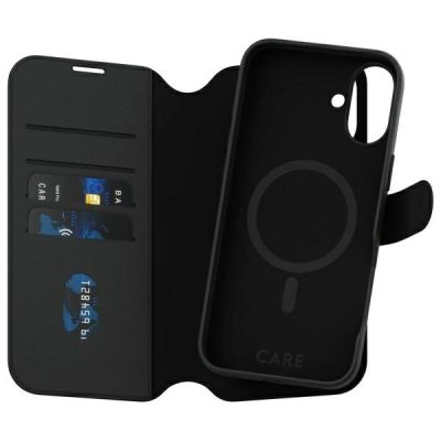 2. CARE by PanzerGlass Feature Tango 2in1 Wallet MagSafe Case for iPhone 16 Plus - Black