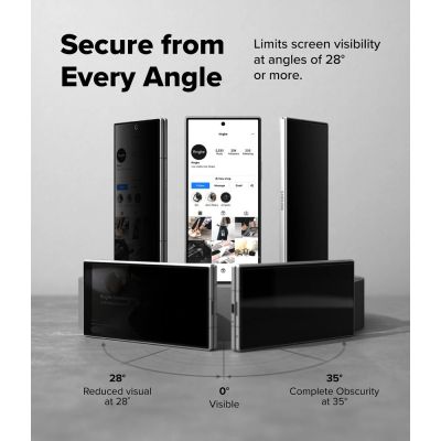 8. Ringke Easy Slide Privacy 360 2-Pack Tempered Glass for Samsung Galaxy Z Fold 8 Ultra