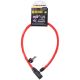 4. DUNLOP BIKE LOCK CABLE LOCK 0.4x65CM RED