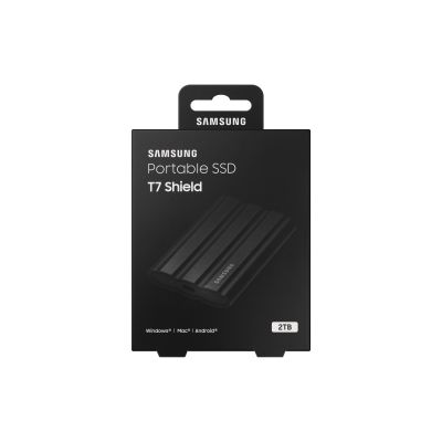 7. SAMSUNG SSD T7 Shield Black 2TB MU-PE2T0S/EU