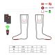 19. GLOVII POWER BANK HEATED SOCKS SIZE L (41-46), RED, BATTERIES, CHARGER AND REMOTE CONTROL INCLUDED, GQ3L