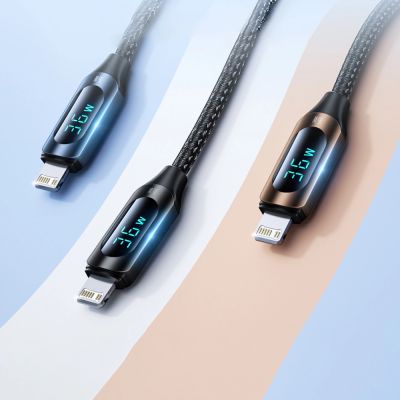 5. Wozinsky WUCLC1 Lightning - USB-C cable 36W 480Mb/s 1m - black