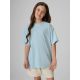 Girls' loose plain T-shirt 4F 4FJRSS26TTSHF3984-33S