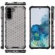 12. Honeycomb case armored cover with a gel frame for Samsung Galaxy S22 + (S22 Plus) transparent