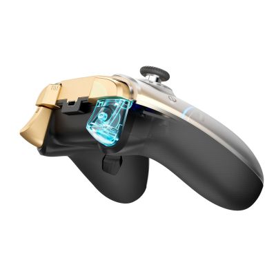 5. Machenike G5Pro Flagship Wireless Game Controller with Gyroscope and Button Mapping - Black and Gold