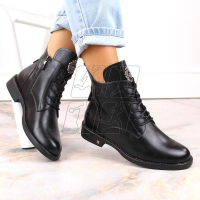 3. Lace-up and zipper boots Potocki W WOL171B black