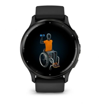 6. Garmin Venu 3 45mm Black Watch