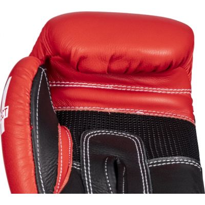 3. TOP TEN RTT-4Select Leather Boxing Gloves 10 oz Red and Black