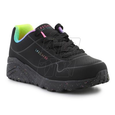 6. Skechers Uno Lite Rainbow Speckle Jr 310456L-BKMT shoes