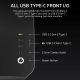 10. Corsair AIR 5400 LX-R LINK Tempered Glass Mid-Tower Case, Black