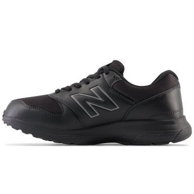 4. New Balance 550 Men's Sports Sneakers Leather Training Shoes Black (MW550BK4)