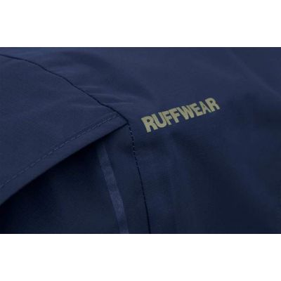 6. Ruffwear Sun Shower Jacket Raincoat for Dogs – Midnight Blue, Size: XL