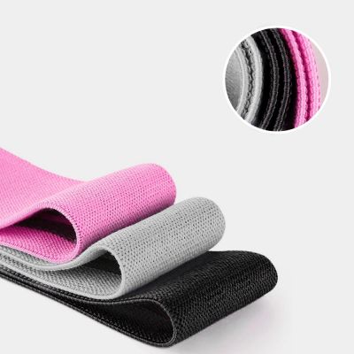 9. Wozinsky 3x Fabric Resistance Mini Band Set for Yoga, Fitness, CrossFit Exercises (WFB-01)