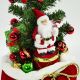 3. DECORATIVE CHRISTMAS TREE 60CM 25LED TIMER - SANTA CLAUS