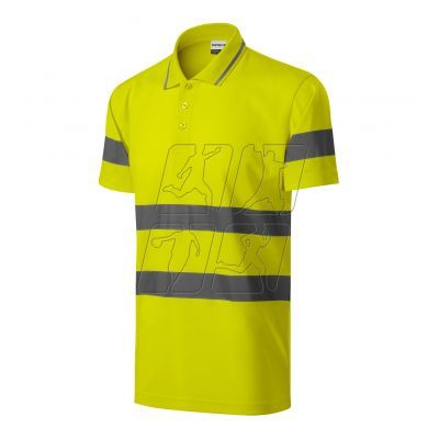 2. Rimeck HV Runway M polo shirt MLI-2V997 fluorescent yellow