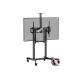 12. Equip Floor Stand Holder 55-100"/1TFT 120kg 1Shelf Solid Retail (650633)