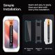 9. Spigen Glas.tR EZ Fit Tempered Glass for iPhone 16 Pro / 17 / 17 Pro - 2 pcs.