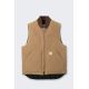 Carhartt V01 Firm Duck Insulated Vest Brown