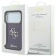 8. Guess IML 4G Script Metal case for iPhone 17 Pro / 18 Pro - burgundy