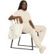 6. Women's adidas Kit Small Logo T-shirt cream KT0302