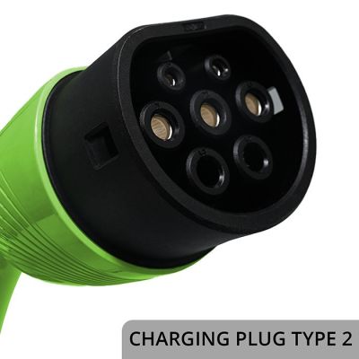 10. Qoltec Mobile charger for electric car EV with regulation 2in1 Type2 | 3.5kW | 230V | SCHUKO 16A | Wi-fi | TUYA | SMART LIFE | LCD | Portable | 5m (52435)