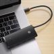 9. Baseus Lite Series multifunctional USB Type C HUB - 2 x USB 3.0 / USB Type C / HDMI 1.4 / SD/TF OTG black (WKQX050001)