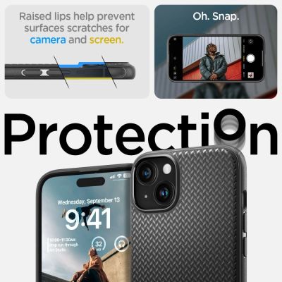 10. Spigen Mag Armor MagSafe iPhone 15 Case - Matte Black