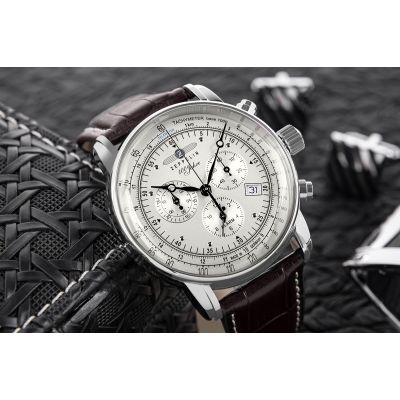 4. ZEPPELIN 100 Yahre 7680-1 Men's Watch + BOX