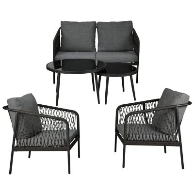 12. 5-PIECE GARDEN FURNITURE SET MILAN