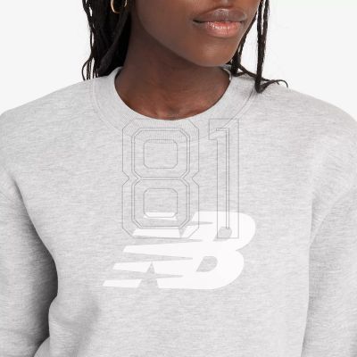 3. New Balance Sport Fleece Logo Crew W Sweatshirt WT43526AG