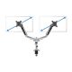 3. Digitus Universal Dual Monitor Desk Mount with Gas Spring