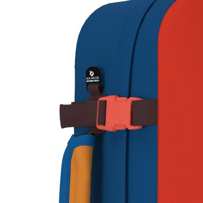 7. CabinZero Classic 44L Tropical Blocks Hiking Backpack - CZ172308